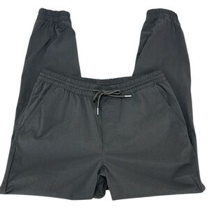 Jack & Jones Black Nylon Drawstring Joggers Medium Pockets